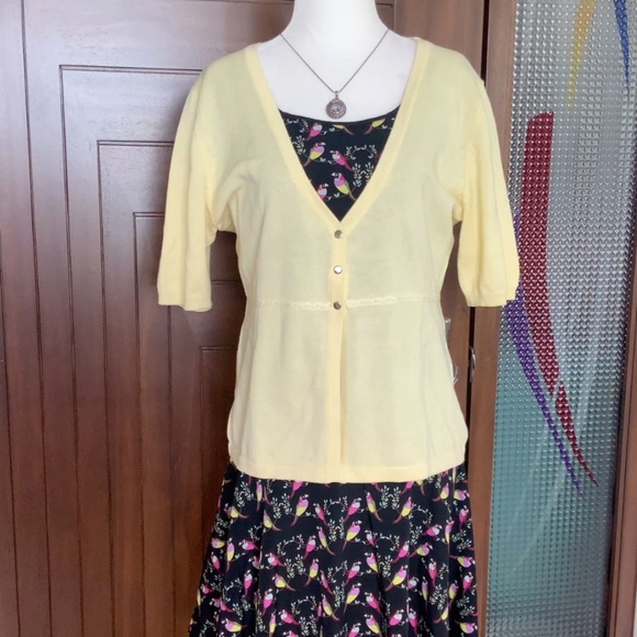 CECE Drop Waist Parrot Dress, EUC - Picture 3 of 8